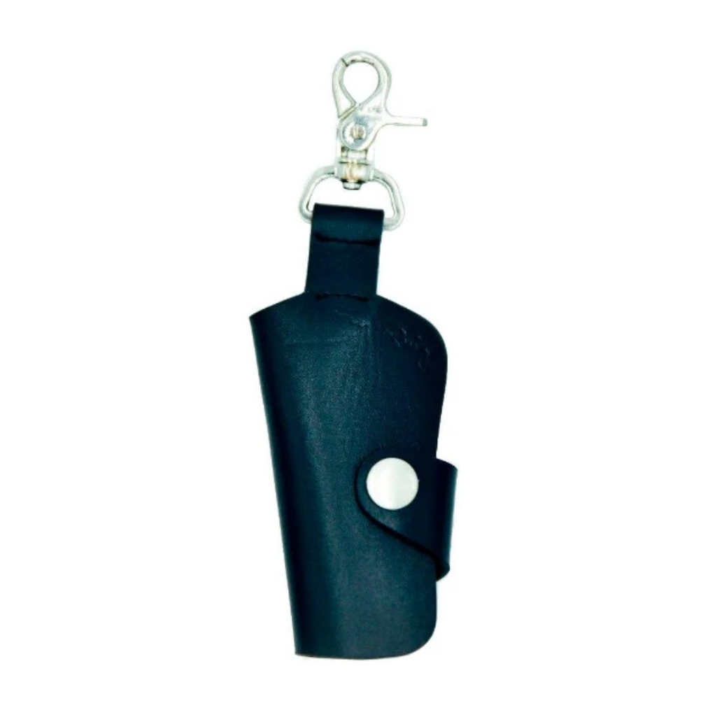 Wesson Model Leather Keychain - Black Color